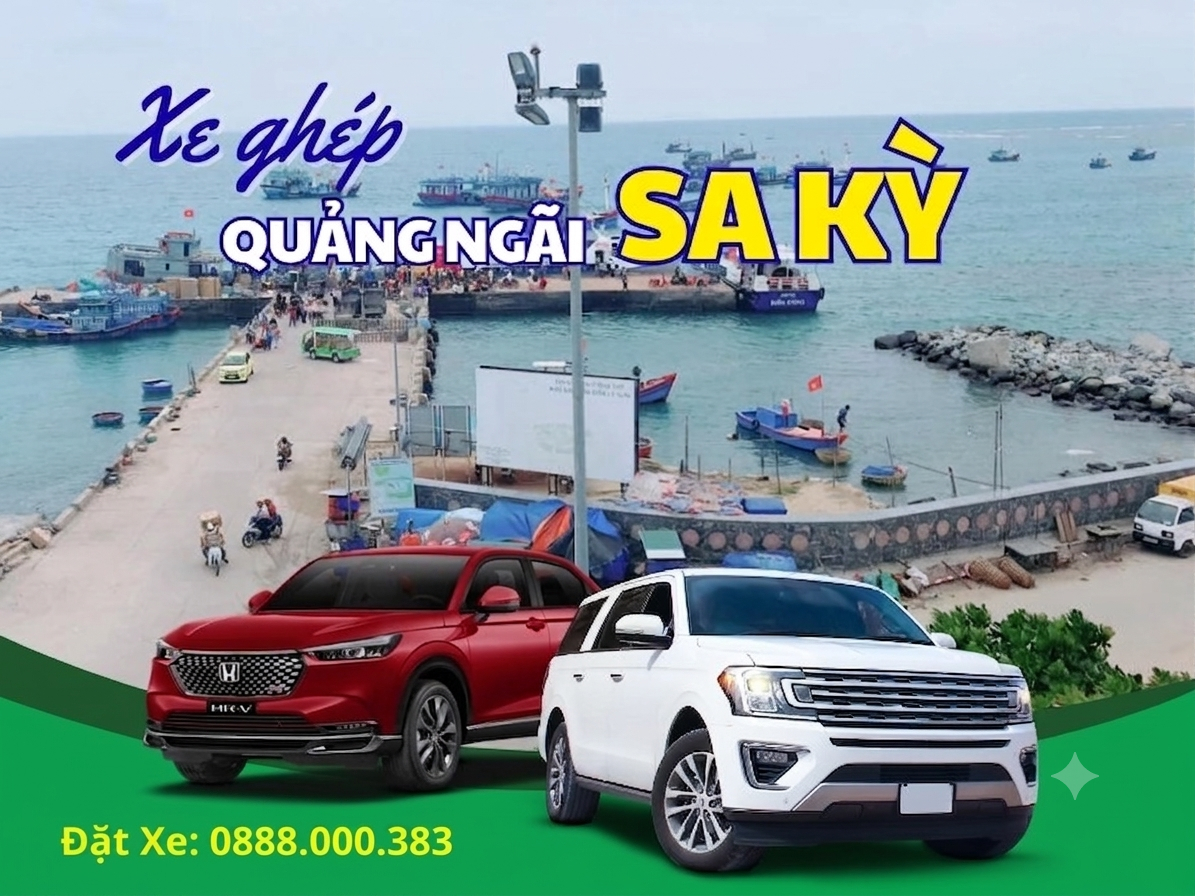 xe ghép Quảng Ngãi đi Đà Nẵng