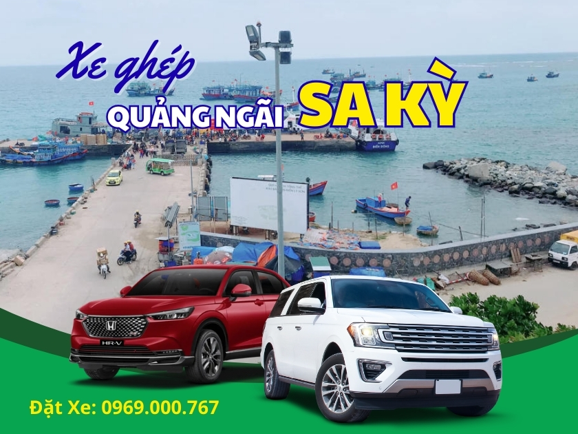 Xe ghép Quảng Ngãi đi Đà Nẵng